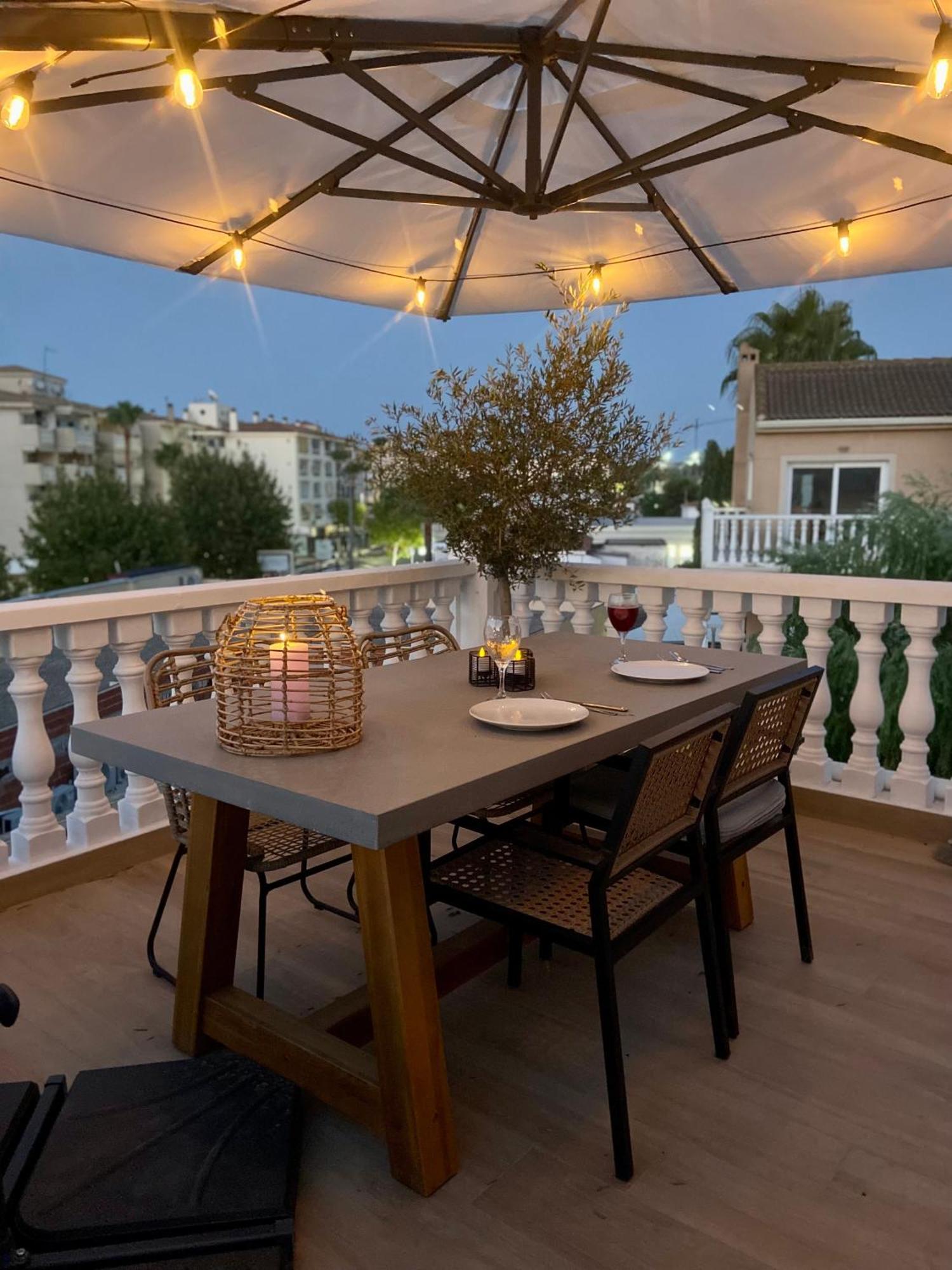 Casa Naru Albir, Duplex Appartement Met Ruim Terras En Buitenkeuken El Albir Luaran gambar