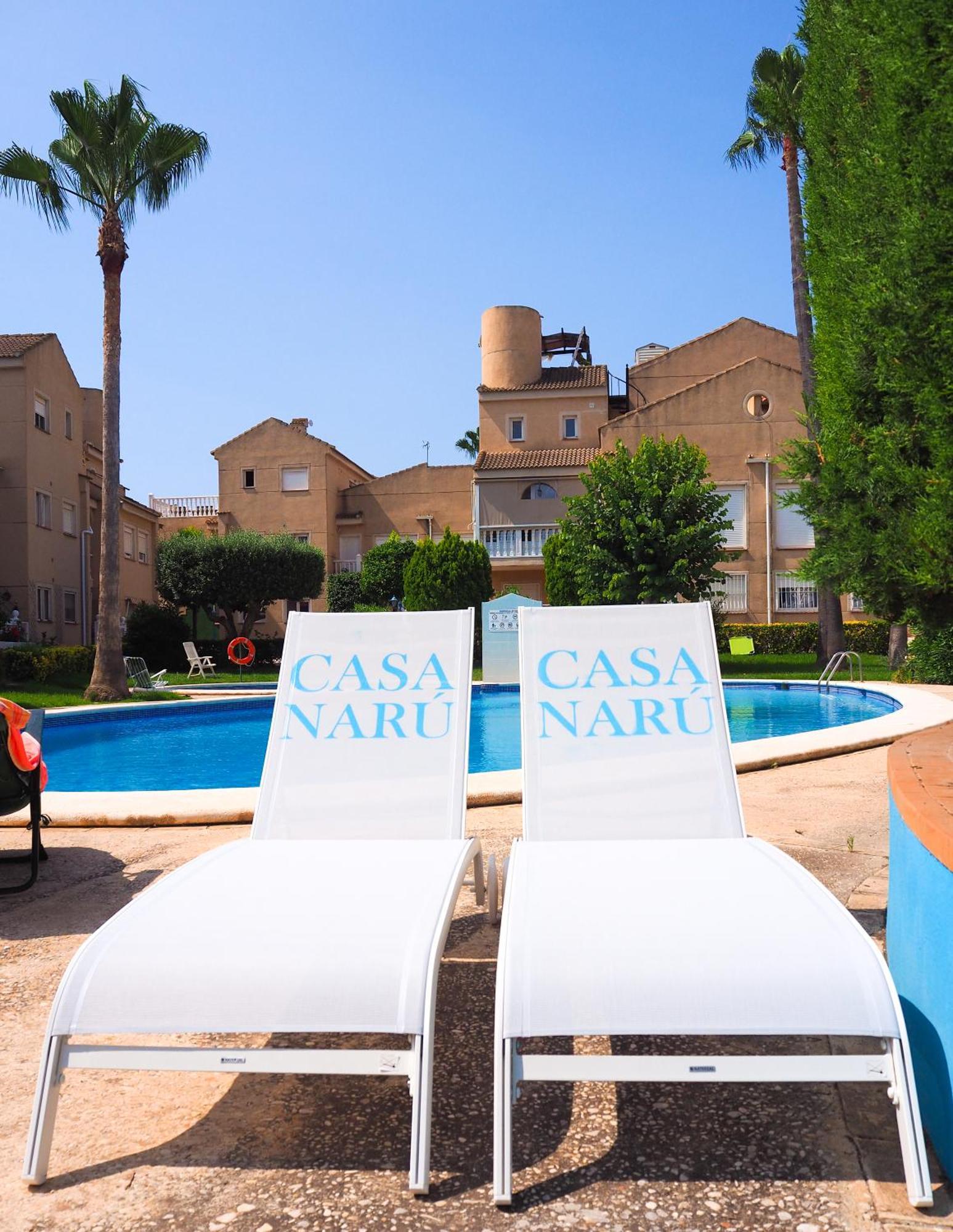 Casa Naru Albir, Duplex Appartement Met Ruim Terras En Buitenkeuken El Albir Luaran gambar