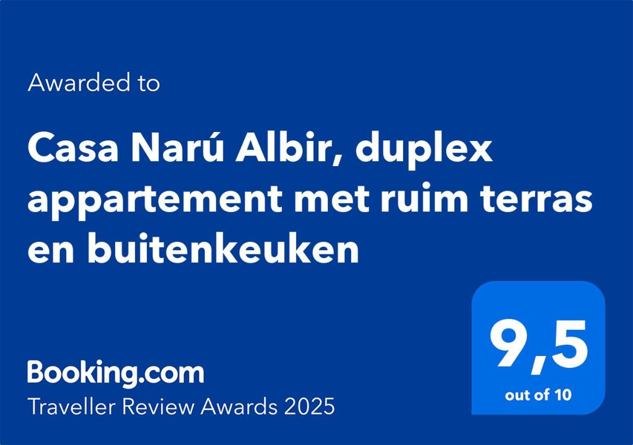 Casa Naru Albir, Duplex Appartement Met Ruim Terras En Buitenkeuken El Albir Luaran gambar